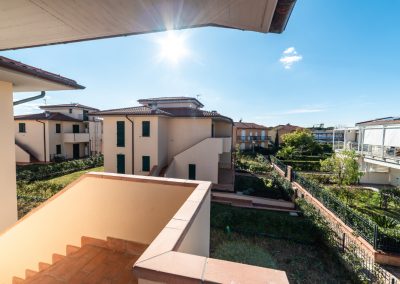 Vista degli appartamenti nuovi a Marina di Castagneto Carducci